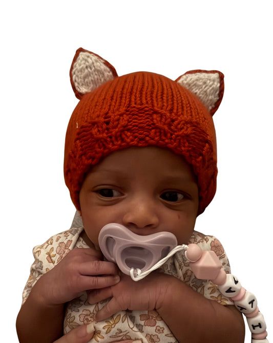 Newborn Fox Beanie