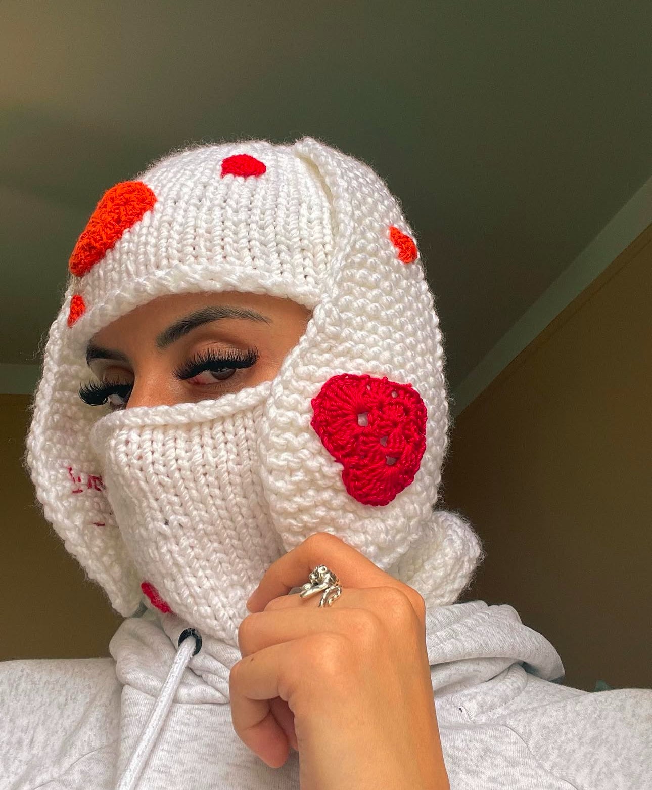 "What's Luv?" Bunny Ski Mask